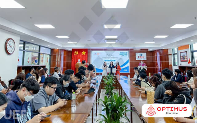 Optimus Education đồng hành hỗ trợ hành trang cho sinh viên UEFer