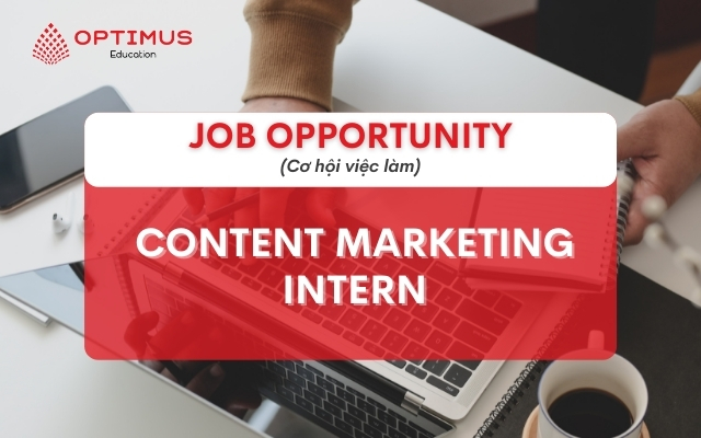 Job opportunity Marketing Intern