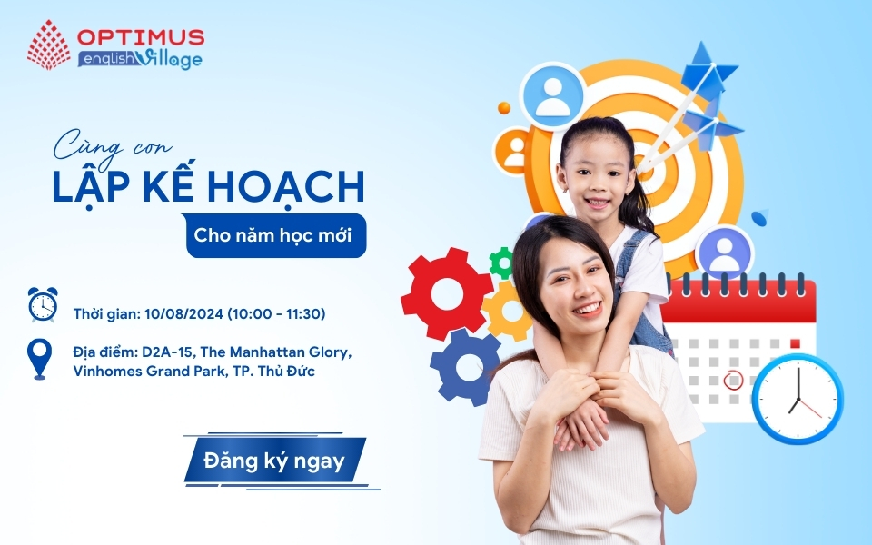Workshop “Cùng Con Lập Kế Hoạch Cho Năm Học Mới”