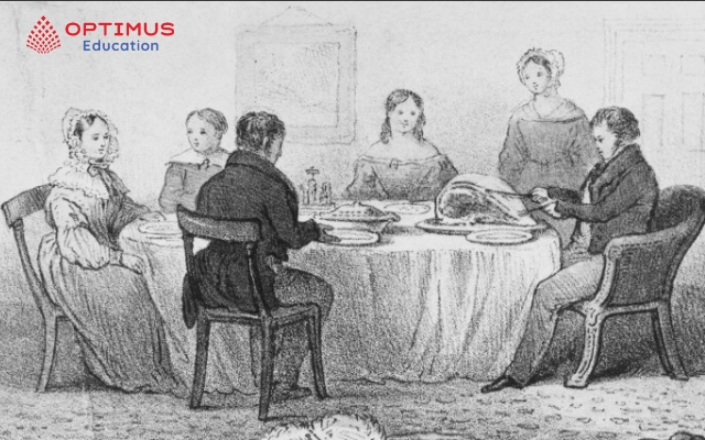 Dinner dần chuyển thành bữa ăn tối sang trọng và thịnh soạn của gia đình. Nguồn ảnh: KERA News